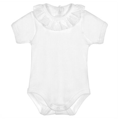 Babidu frill collar vest