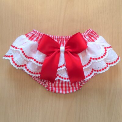 Red & White Gingham Knickers