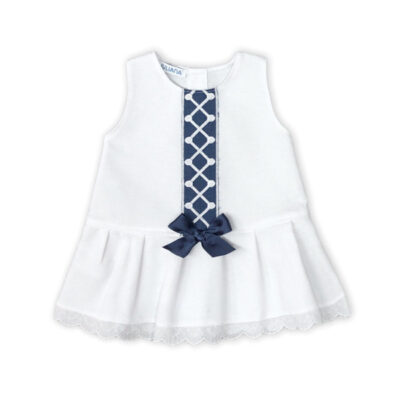 Juliana White & Azul Dropwaist Dress