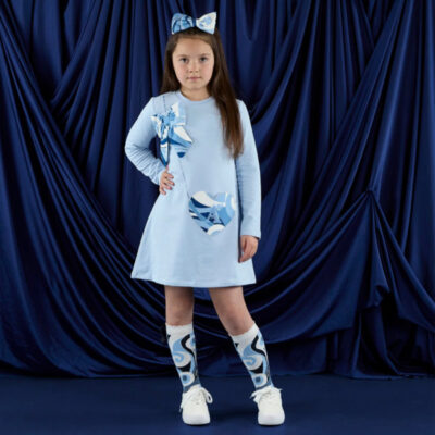 A-Dee Blue Handbag Dress