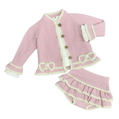 Rahigo Pink & Cream Baby Set