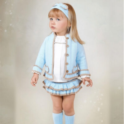 Rahigo Preorder Blue & Camel Baby Set