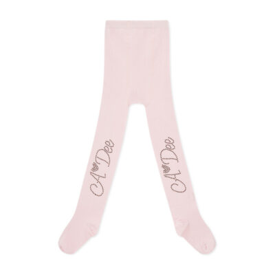 A-Dee Pink Logo Tights