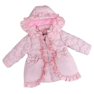 Little-A Embroidered Heart Coat