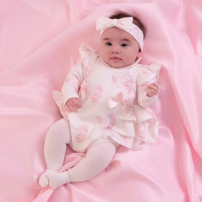 Little-A Cupcake Print Romper