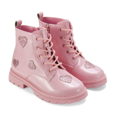 A-Dee Pink Heart Boots