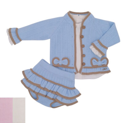 Rahigo Preorder Pink & Cream Baby Set