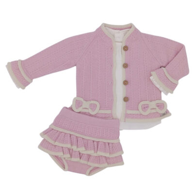 Rahigo Pink & Cream Baby Set