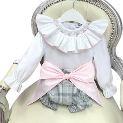 Naxos Grey Check Jam Set