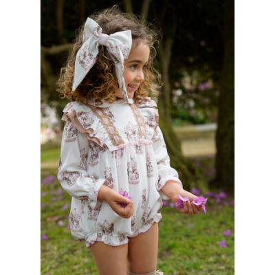 Babine Preorder Carousel Pink Romper