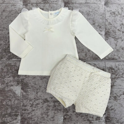Mintini Ivory Pearl Short Set