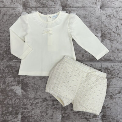 Mintini Ivory Short Set