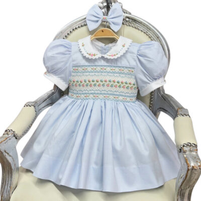 Paloma Blue Hand Smocked Dress