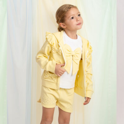 Caramelo Bow Tracksuit, Lemon