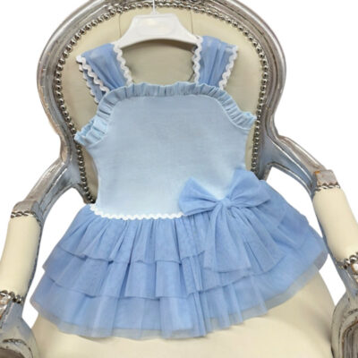 Basmarti Blue Tulle Dress