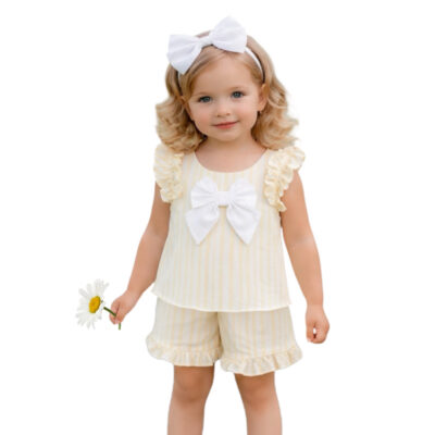 Caramelo Ruffle Short Set