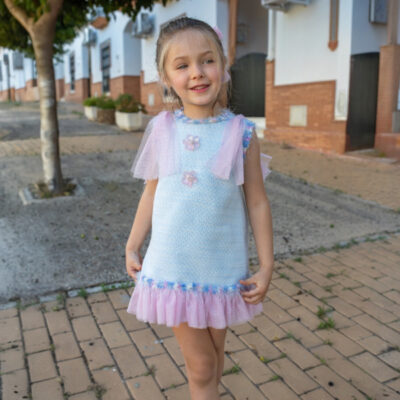Naxos Preorder Blue & Pink Tulle Dress