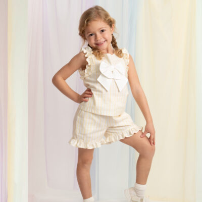 Caramelo Ruffle Short Set