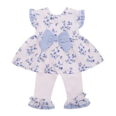 Mintini Blue Floral Legging Set