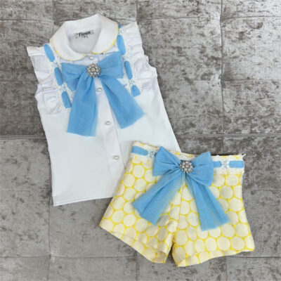 Naxos Lemon & Blue Short Set