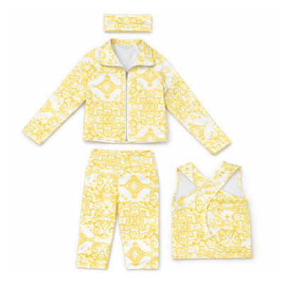 Dolce 4 Piece Active Set, Lemon