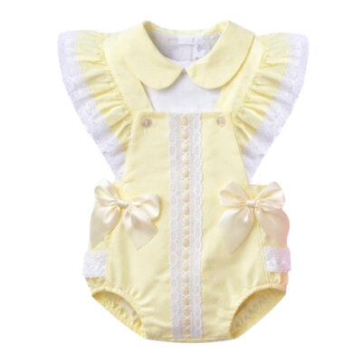 Kleo Romper Set, Lemon
