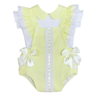 Kleo Romper Set, Lemon