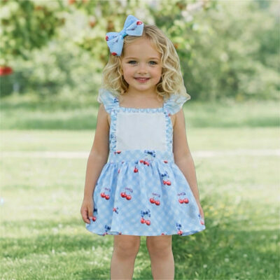 Be Chic Cherry Pinafore Dress