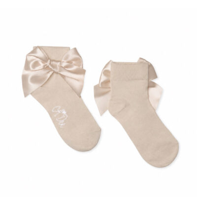 A-Dee Preorder Alexis Beige Ankle Socks