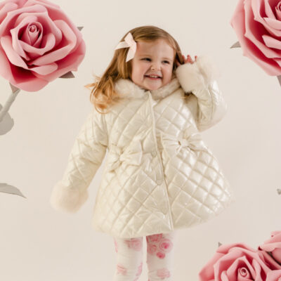 Little-A Preorder White Dolly Coat