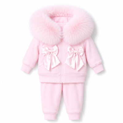Preorder Fur Tracksuit, Pink
