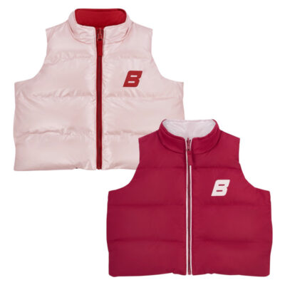 Bonini Preorder Revive Reversible Gilet, Pink & Burgundy