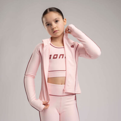Bonini Preorder Revive Sports Jacket, Pink & Burgundy