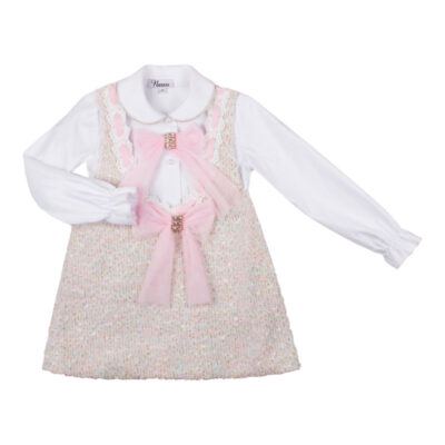 Naxos Preorder Pastel Pinafore Dress Set
