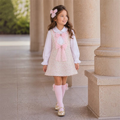 Naxos Pastel Pinafore Dress Set