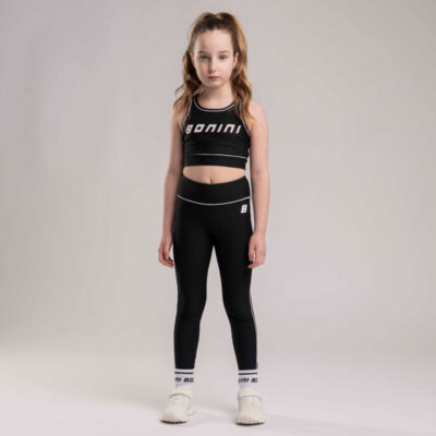 Bonini Preorder Revive Sports Leggings, Black & White