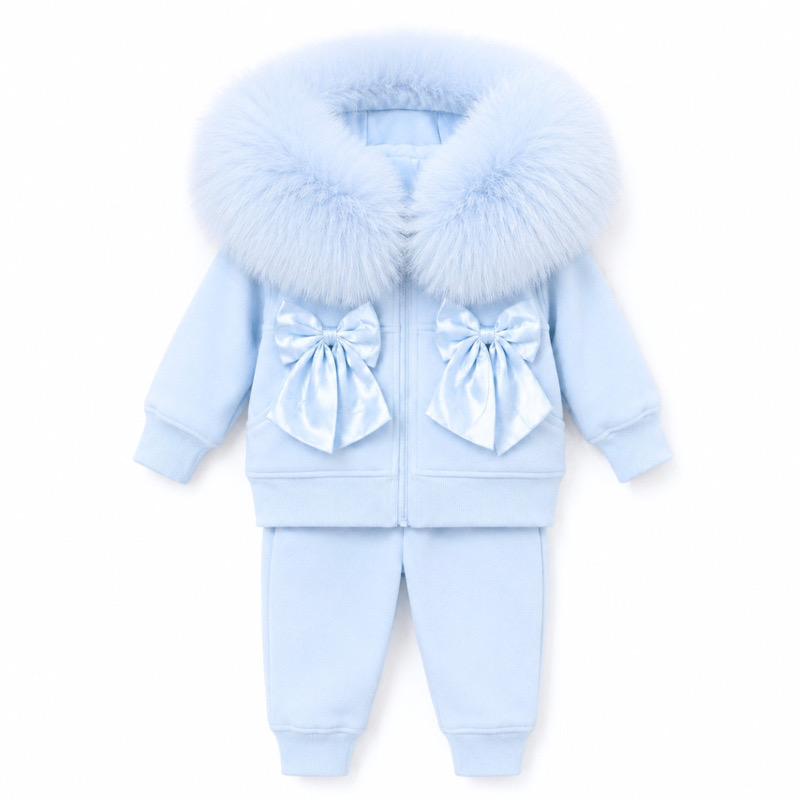Preorder Fur Tracksuit, Blue