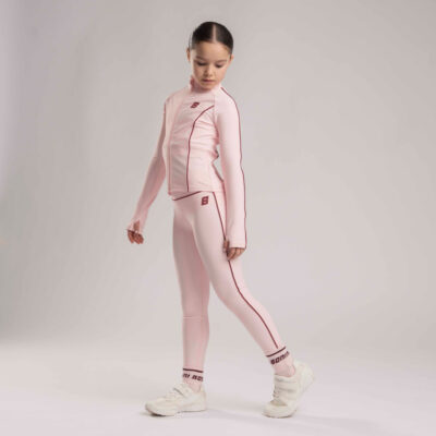 Bonini Preorder Revive Sports Leggings, Pink & Burgundy